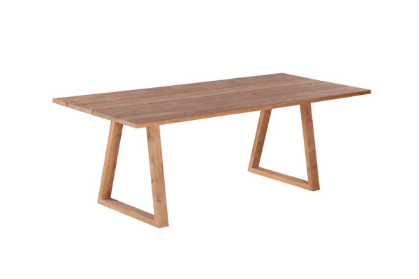 Tablero Milo 90x200 cm + patas de mesa de teca...