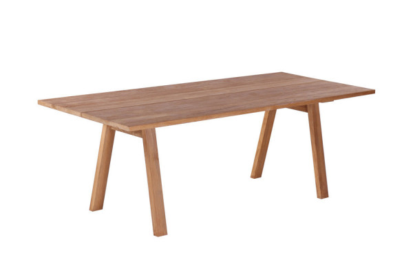 Tablero Milo 90x200 cm + patas de mesa de teca,...