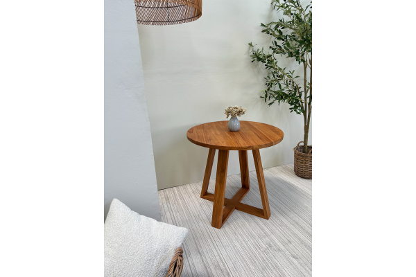 Mesa de comedor Lydia - Teca clásica