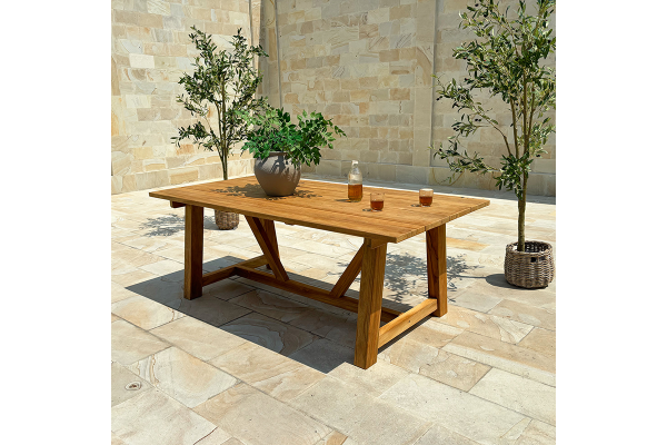 Mesa de tablones - 100x200 cm - Hercules