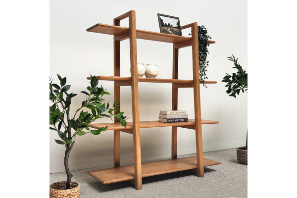 Palma Wooden Rack with 4 Shelves