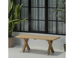 Cala Sofa Table with X legs 2
