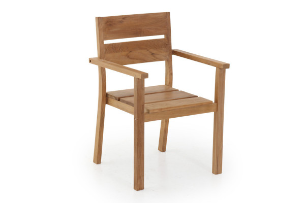 Hercules chair with armrest - Core teak