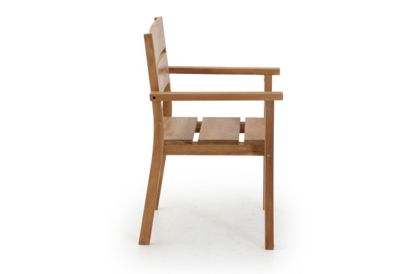 Hercules chair with armrest - Core teak
