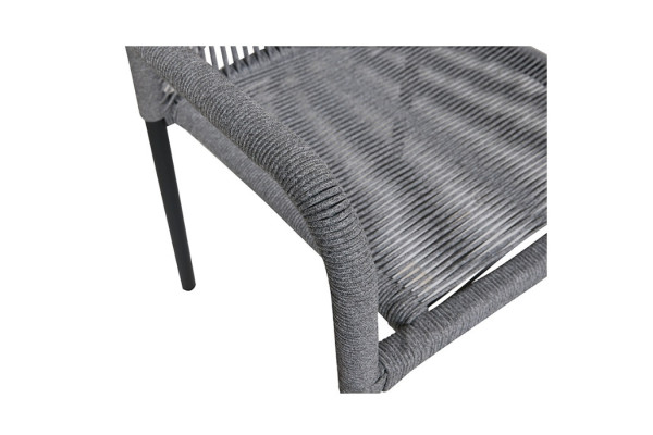 Naomi Stacking Chair Anthracite