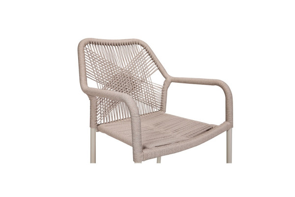 Naomi Stacking Chair Sandy grey
