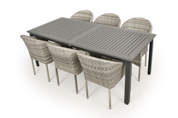Nydala Andrea Garden Furniture Set w/6 Chairs -...