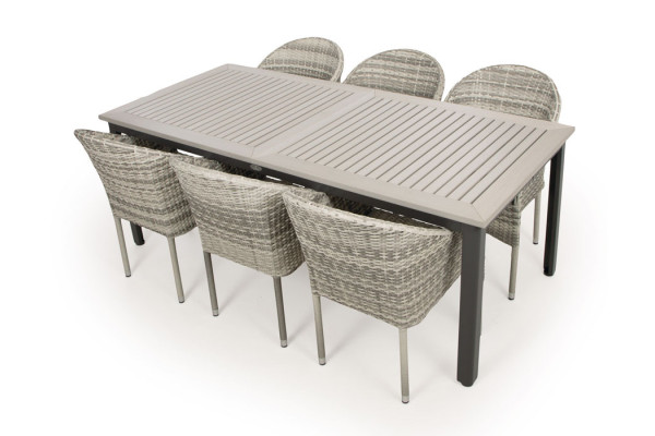 Nydala Andrea Garden Furniture Set w/6 Chairs -...