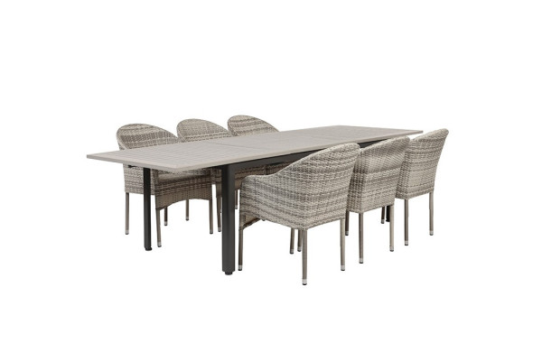 Nydala Andrea Garden Furniture Set w/6 Chairs -...