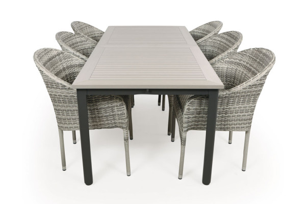 Nydala Andrea Garden Furniture Set w/6 Chairs -...