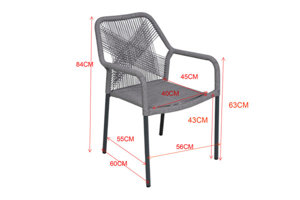 Nydala Naomi Garden Furniture Set - 90x200/280...
