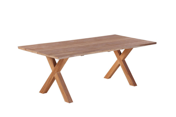 Maxi table top100x240 cm + X-Legs CORE TEAK