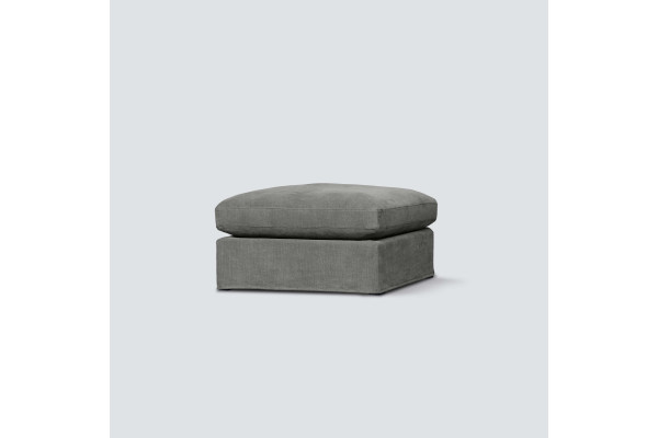 Milos Sofa Pouf - Grey Coloured
