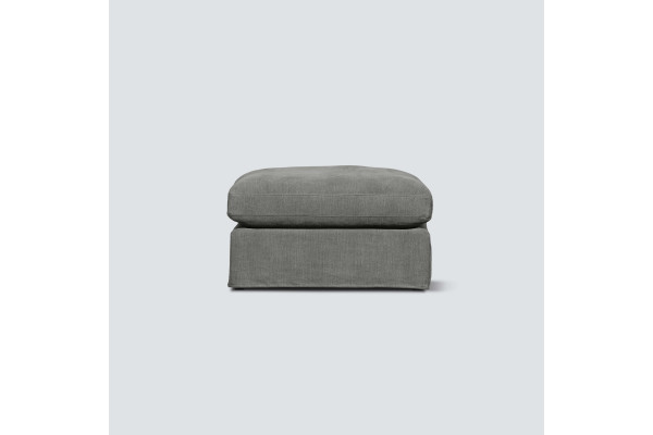 Milos Sofa Pouf - Grey Coloured