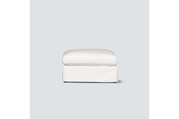 Milos Sofa Pouf - Cream Coloured