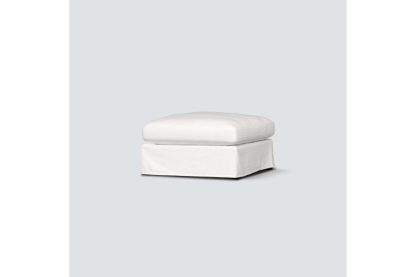 Milos Sofa Pouf - Cream Coloured
