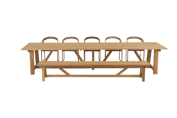Hercules Garden Furniture Set – 400 cm Table,...