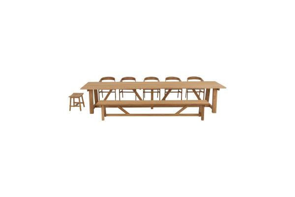 Hercules Garden Furniture Set – 400 cm Table,...
