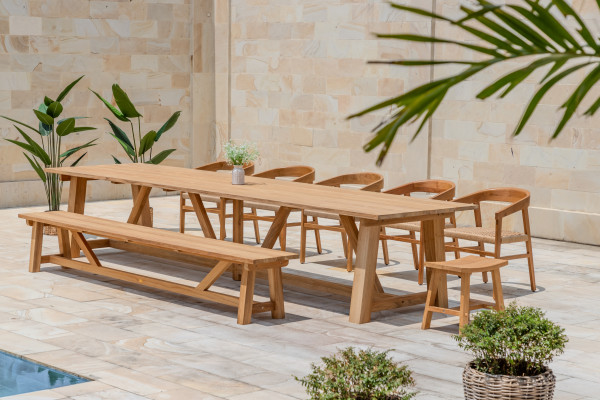 Hercules Garden Furniture Set – 400 cm Table,...