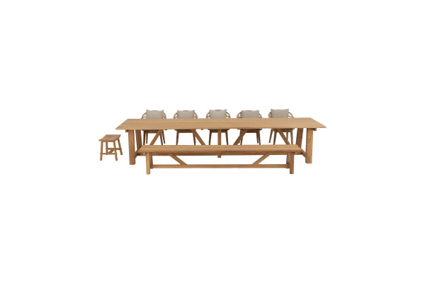 Hercules Garden Furniture Set – 400 cm Table,...