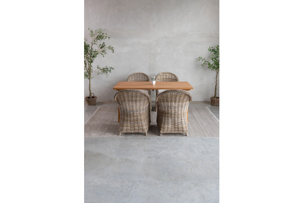 Elena Table Top – 160x80 cm, 2 Planks with...