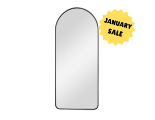 Ariel Mirror BLACK – 75x180 cm