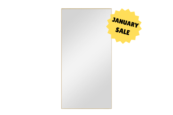 Miranda Mirror GOLD – 100x200 cm