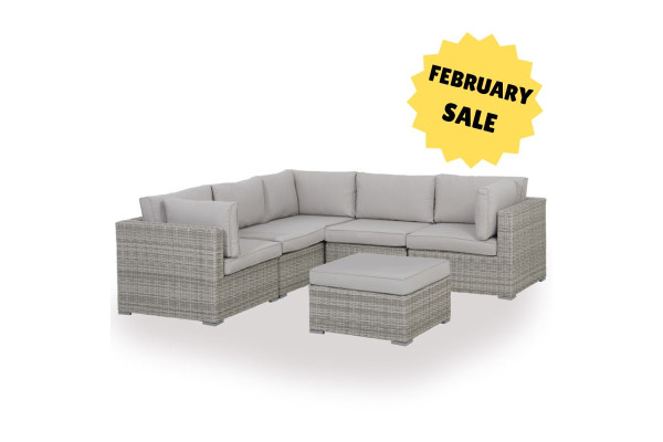 Rio Modular Sofa Set LIGHT GREY