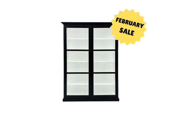 Oliver Cabinet BLACK/WHITE – Double