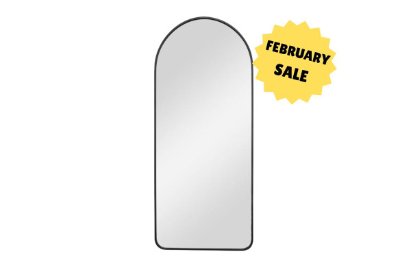 Ariel Mirror BLACK – 75x180 cm