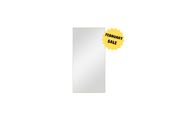 Miranda Mirror GOLD – 100x200 cm