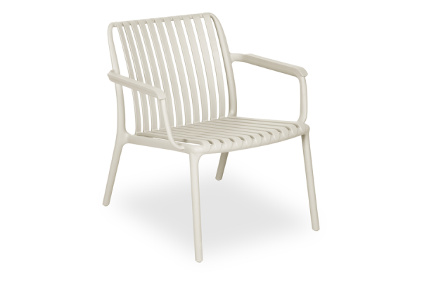 Sonja lounge chair grey / white