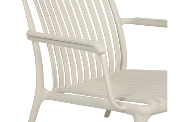 Sonja lounge chair grey / white