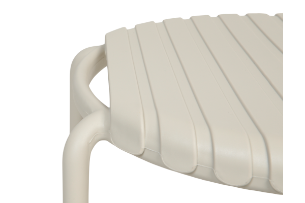 Sonja side table grey / white