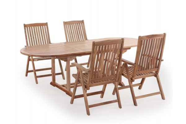 Madrid Luxury Garden Furniture Set - Core Teak