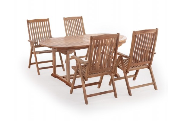 Madrid Luxury Garden Furniture Set - Core Teak