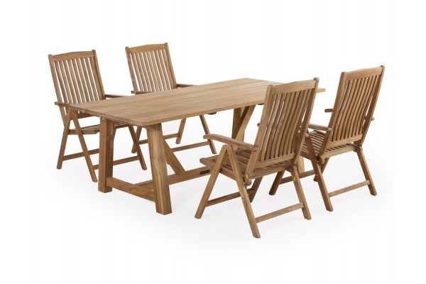 Hercules 200 cm Devon Garden Furniture Set