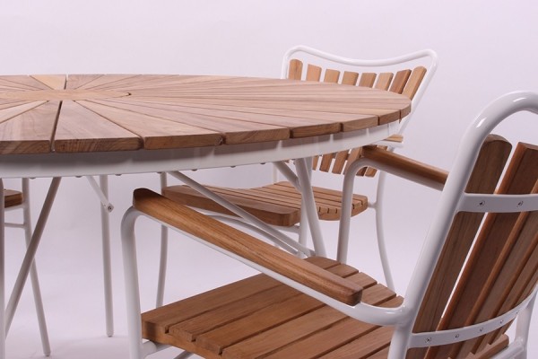 Barcelona WHITE 110cm Garden furniture set