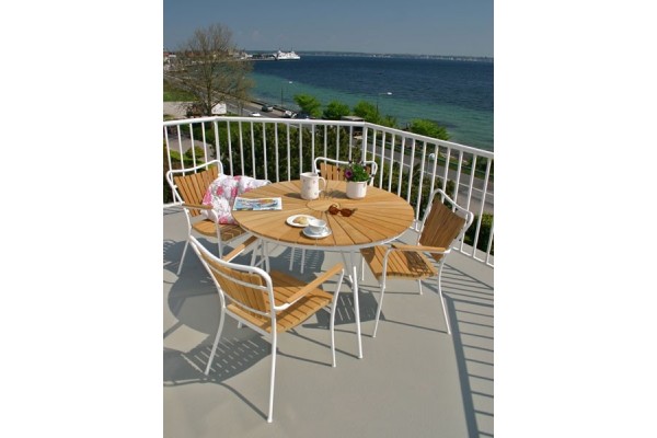 Barcelona WHITE 110cm Garden furniture set