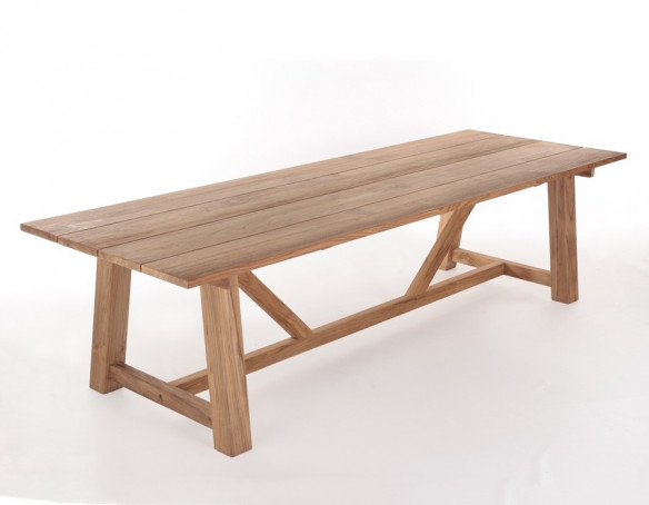 Hercules Teak Plankebord - 100x290 cm