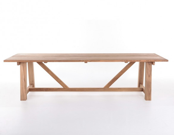 Hercules Teak Plankebord - 100x290 cm