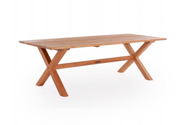 Thor Greenface Teak Plankebord m/x-legs - 100x240 cm