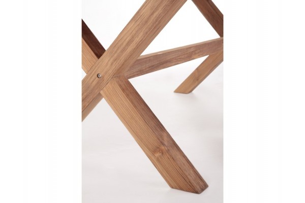 Thor Greenface Teak Plankebord m/x-legs - 100x240 cm