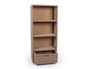 Wicker bookcase - DUSTY