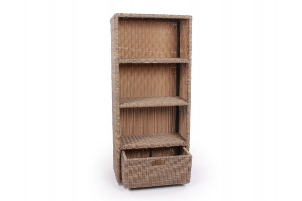 Wicker bookcase - DUSTY