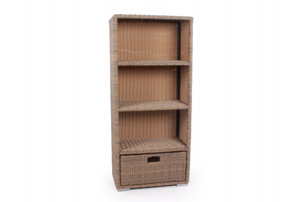 Wicker bookcase - DUSTY