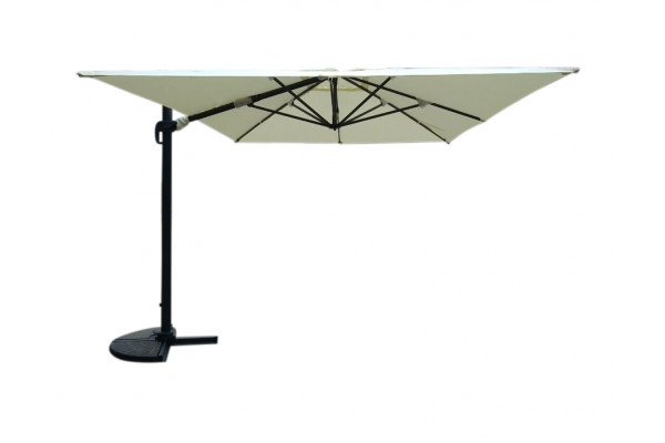 Parasol colgante Ellen de 3x4 m - Natural