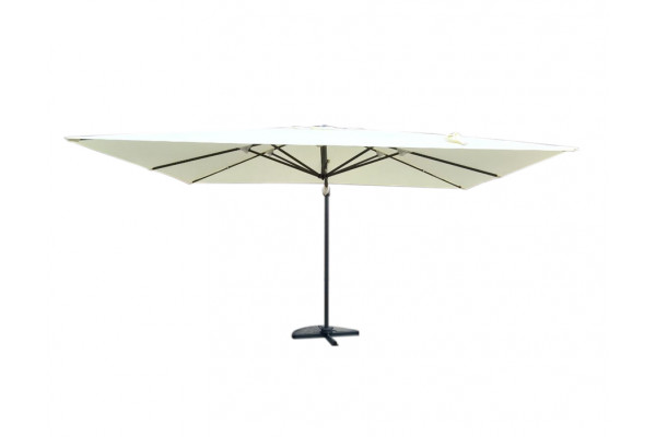 Parasol colgante Ellen de 3x4 m - Natural