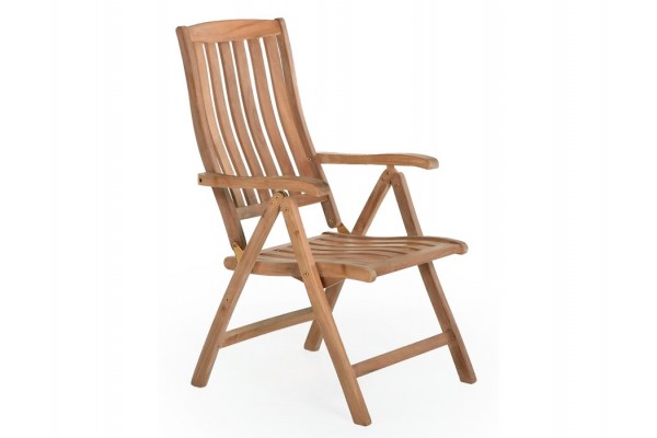 Victory Position Teak Chair - With Armrest