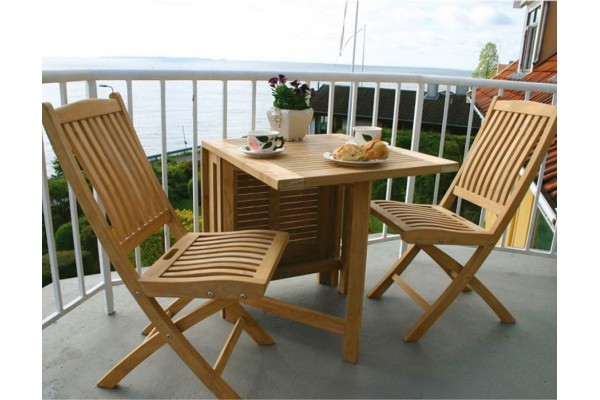 Mesa Marstal Butterfly - 65x130 cm - Teca de...
